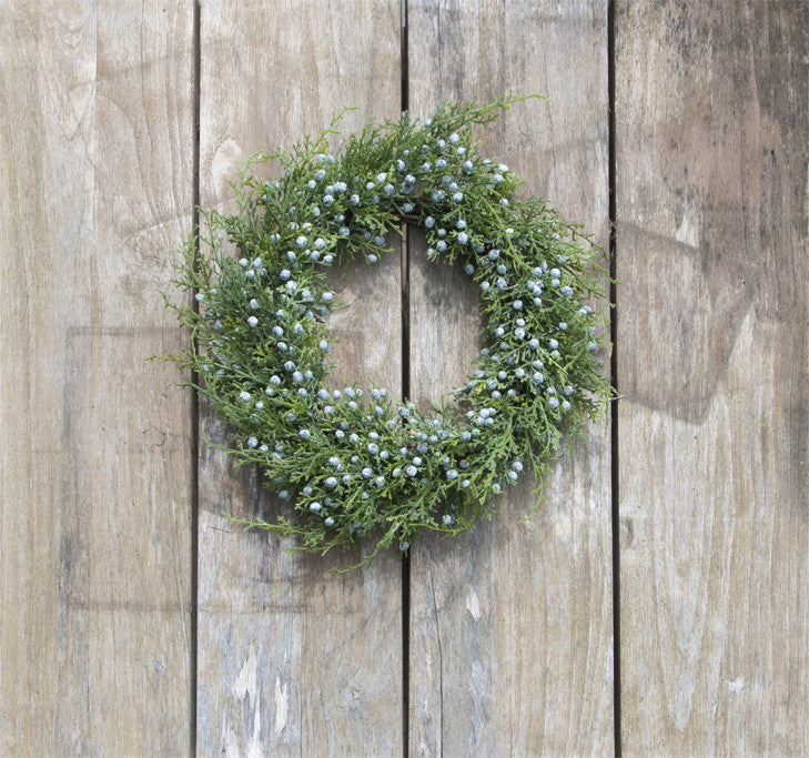 6" Juniper Candle Ring