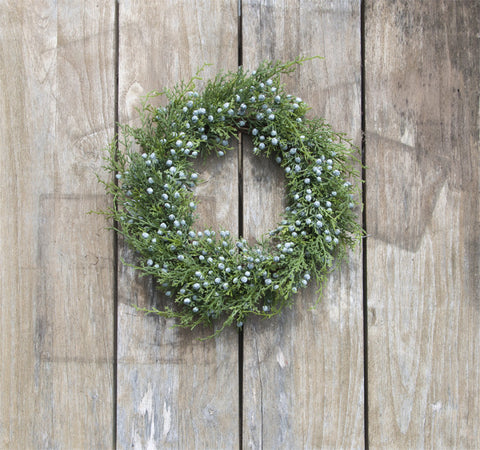 6" Juniper Candle Ring
